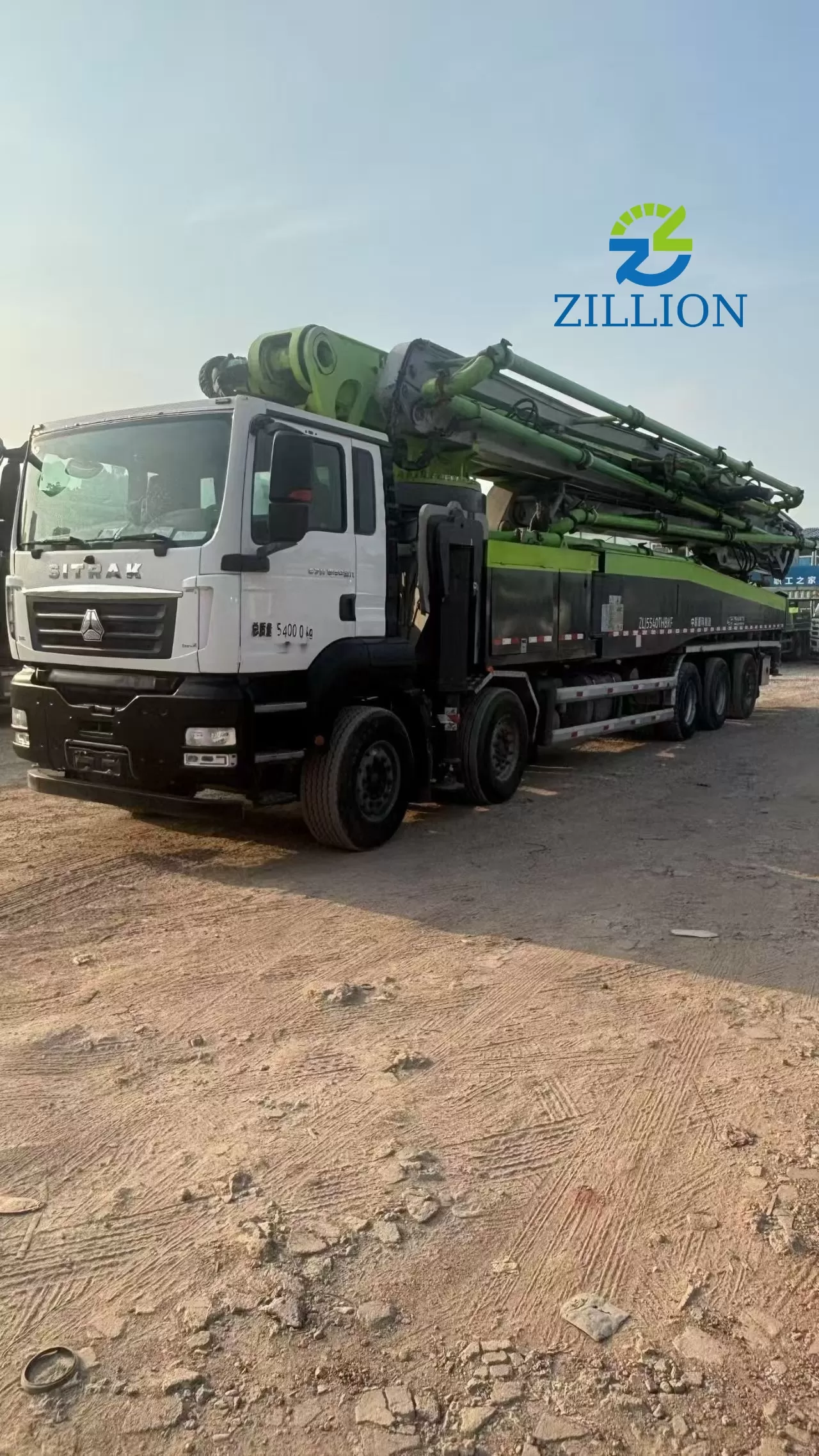 2021 Zoomlion 72m Truck-Mounted Concrete Pump Truck with SITRAK Chassis