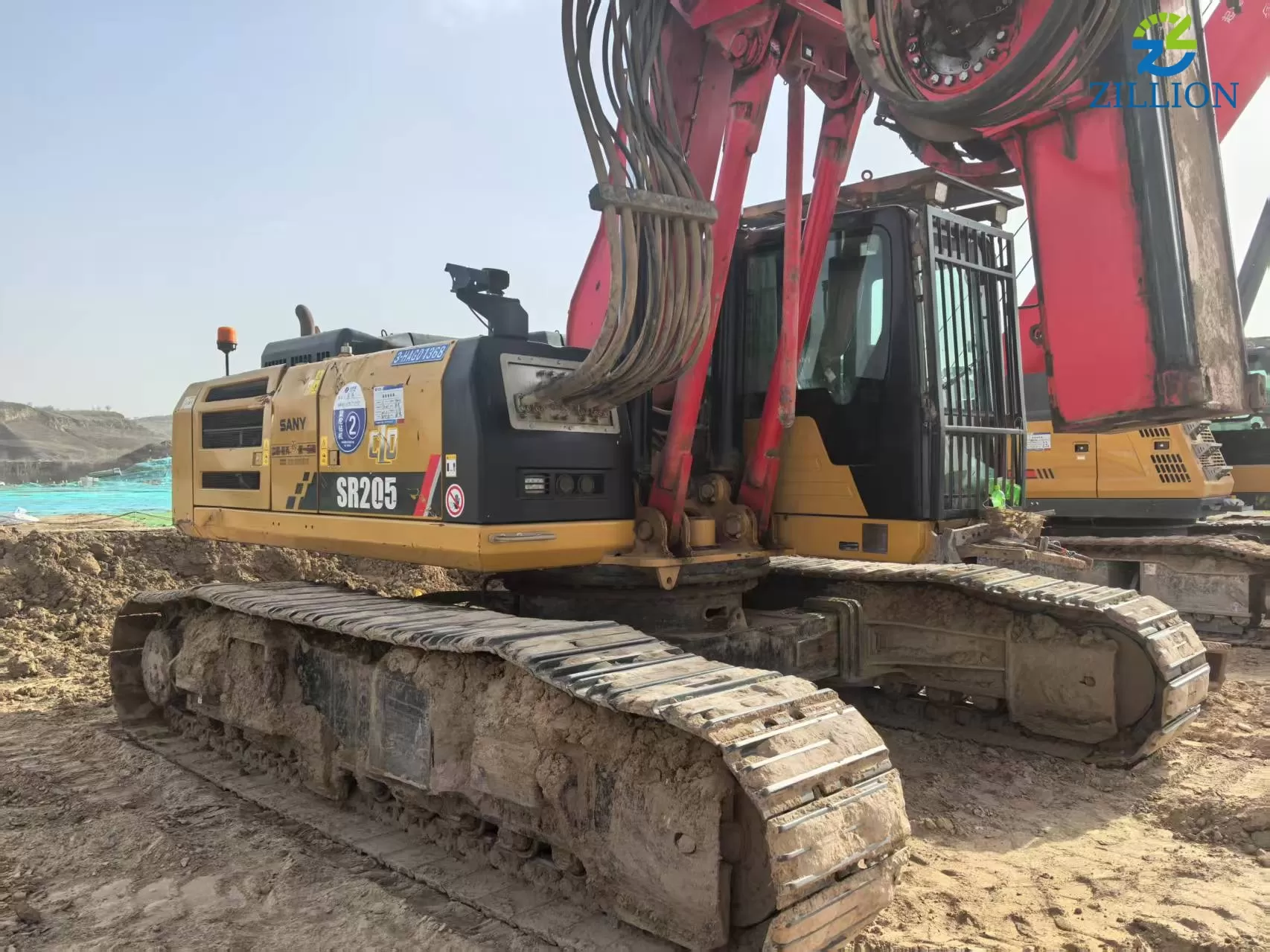 2019 SANY Piling Machinery 205 backhoe Rotary Drilling Rig for Foundation Drill
