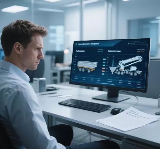 high quality concrete pump truck