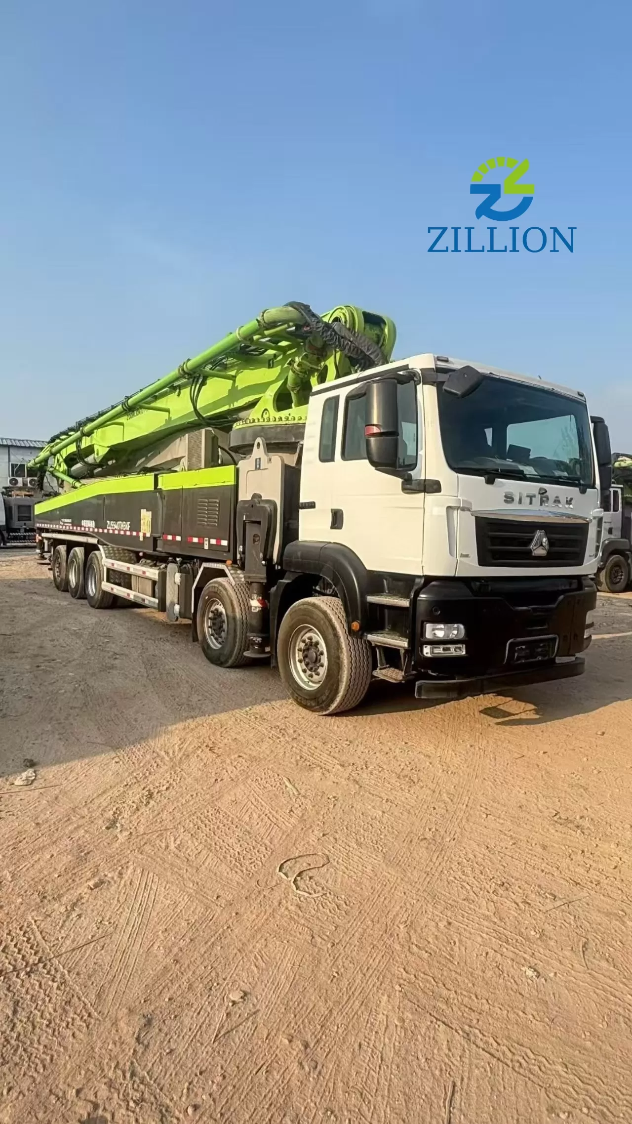 2021 Zoomlion 72m Truck-Mounted Concrete Pump Truck with SITRAK Chassis