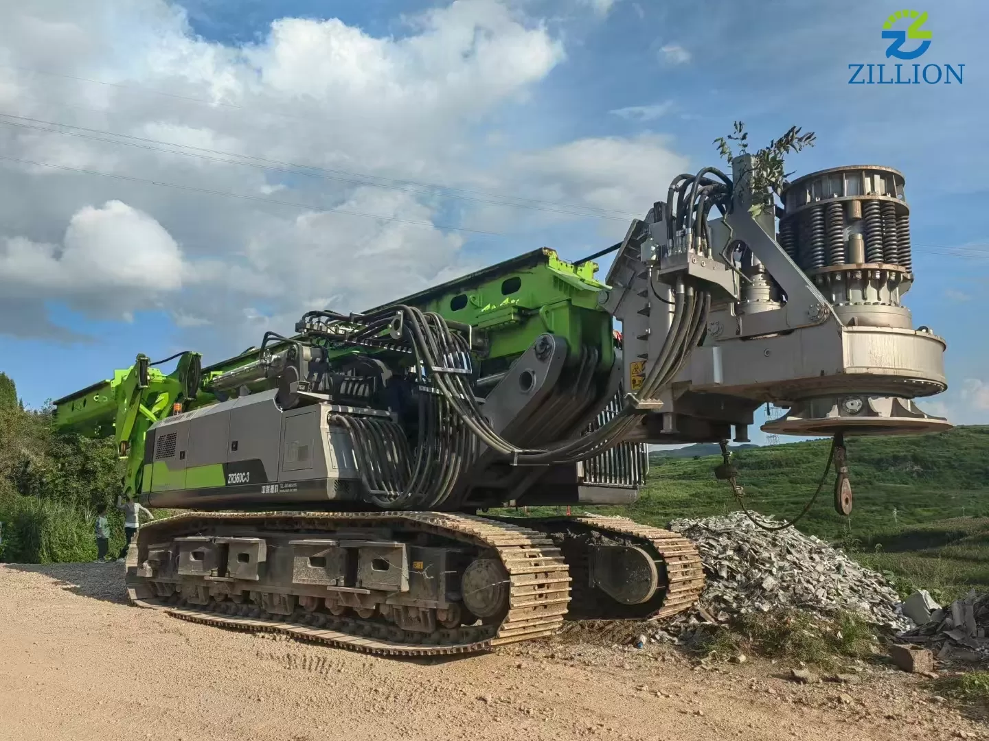 2020 Zoomlion Piling Machinery 280 backhoe Rotary Drilling Rig for Foundation Drill